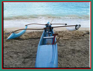 Photo of canoe w/safety equipment
